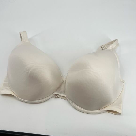 Cacique Lane Bryant plus size satin full coverage bra underwire size 44DDD - Picture 2 of 7